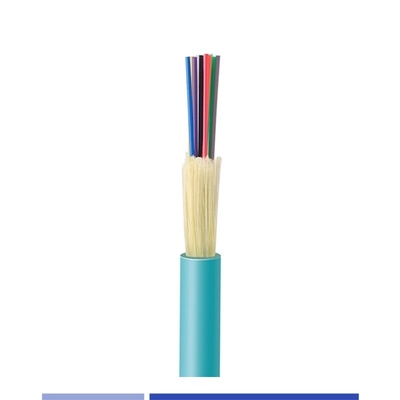 kopen 6 Strand Indoor Fiber Optic Cable OM3 50/125um Strak geboufferde LSZH Multimode Fiber Cable online vervaardiging