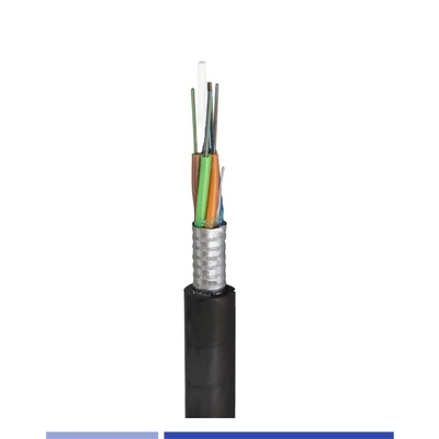 kopen 24 Core Outdoor Fiber Optic Cable 9/125um Gepantserde PE GYTS Outdoor Single Mode Fiber online vervaardiging