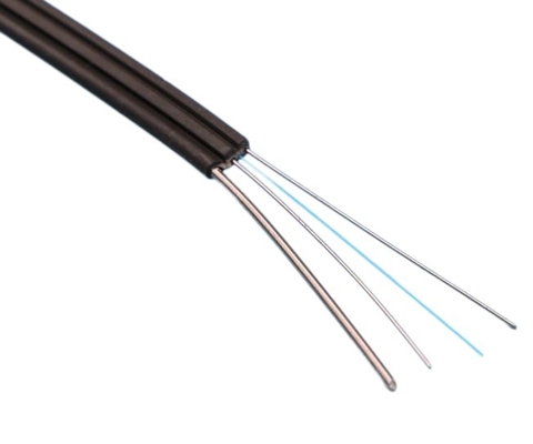 kopen 2 Core SingleMode 9/125 G657A1 Outdoor Fiber Optic Drop Cable LSZH online vervaardiging