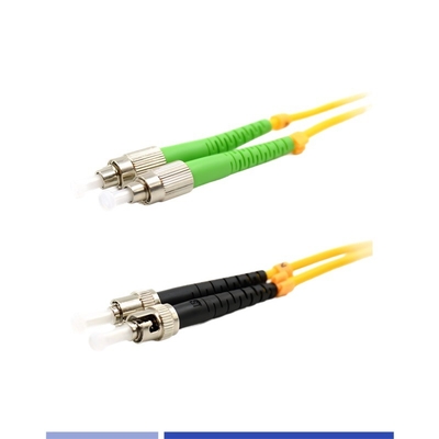 kopen ST/UPC tot ST/APC Single Mode Fiber Patch Cord Duplex LSZH 3m 2,0mm Hoogwaardige kwaliteit online vervaardiging