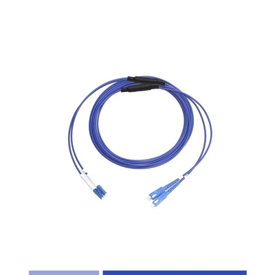 kopen Gepantserde outdoor vezel patch kabel Single-mode Duplex 1m LSZH jas Stabiel functioneren online vervaardiging