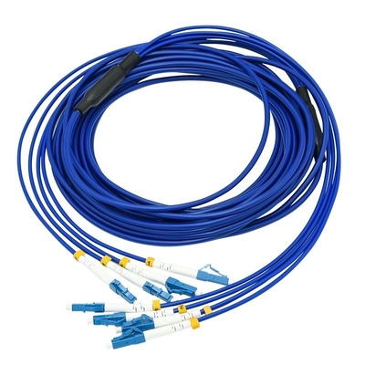 kopen 4 kern gepantserde glasvezel patch kabel LC LC single mode G652D 3m gepantserde glasvezel jumper online vervaardiging
