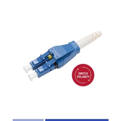 kopen Uniboot LC UPC Single Mode Fiber Connector Duplex 3.0mm Polariteit Schakelbaar online vervaardiging