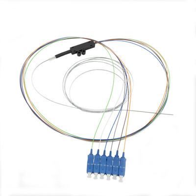 kopen 6 vezels Fiber Ribbon Pigtail Ribbon Fiber Pigtail Fanout Kits Singlemode SC UPC LSZH 1m online vervaardiging