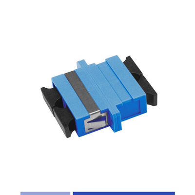 kopen Optische vezeladapter Single-mode SC/UPC Duplex optische koppelaar met flens Blauw online vervaardiging