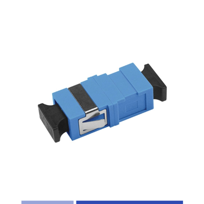 kopen Optische vezeladapter Single-mode SC/UPC Simplex optische koppelaar zonder flens Blauw online vervaardiging