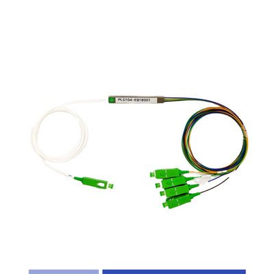 kopen SC/APC Single-mode 1x4 PLC Splitter 900μM High Efficiency Corrosion Proof online vervaardiging
