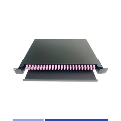 kopen 1U Fiber Optic patch panel 24 Port OM4 LC Duplex 19 
