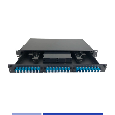 kopen 1U Fiber Optic patch panel 24 Port LC Duplex 19 