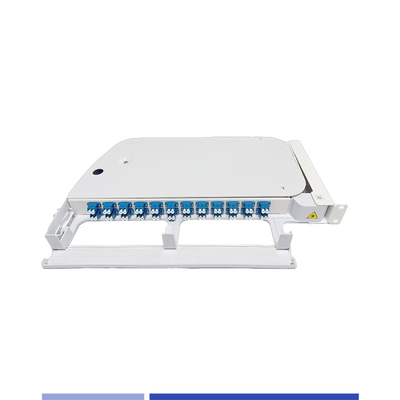 kopen 12 poort 24 Fiber Patch Panel Rotary ABS Plastic 19