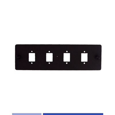 kopen 4 Port Fiber Adapter Plate LC/SC Fiber Optic Patch Panel Onladen Hoge precisie online vervaardiging