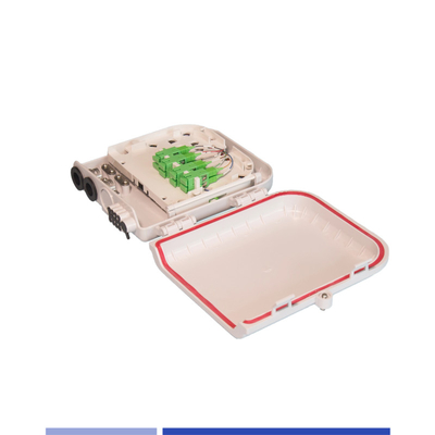 kopen 8 Port Fiber Optic Distribution Box LC/SC Fiber Termination Box Wandmontage compact online vervaardiging