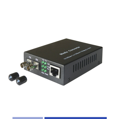 kopen Fiber media converters 10/100Mbps Single-mode SMF 1310nm Dual ST 20KM online vervaardiging