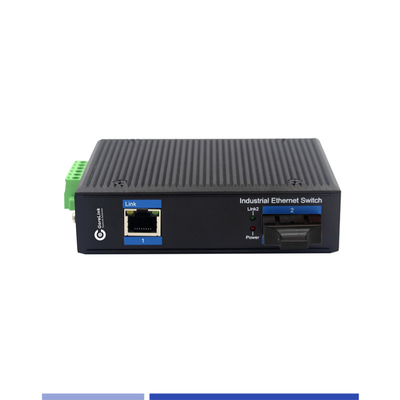 kopen Industrial Fiber Media Converter 10/100/1000M met 2 RJ45-poorten Single-mode SMF Duplex SC 1310nm 20KM online vervaardiging