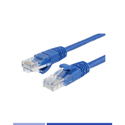 kopen UTP 24AWG Stranded Cat6 Patch Cord PVC 1m Copper Patch Cord Blauw online vervaardiging