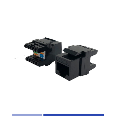 kopen Cat6A Ethernet Keystone Coupler 180 graden zwart GoreLink lichtgewicht online vervaardiging