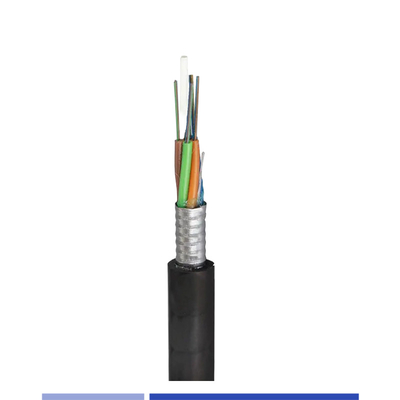 kopen 48 Core Outdoor Fiber Optic Cable Single Mode 9/125um Gepantserde PE GYTS Duct kabel online vervaardiging