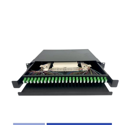 kopen 24 poort LC/APC Duplex 1U Fiber Optic patch panel 19 