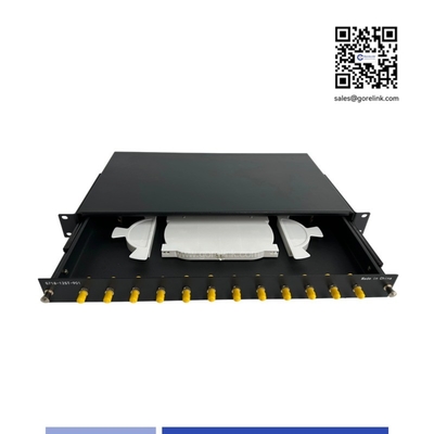 kopen 12 poort ST 1U Fiber Optic patch panel 19 