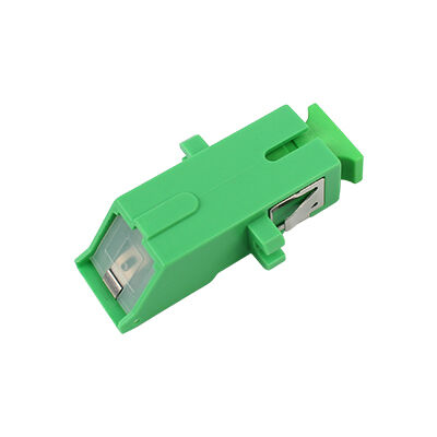 kopen SC APC Schutter Glasvezel Adapter Single-Mode Duplex met Anti-laser sluiter flenst online vervaardiging
