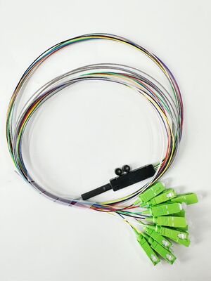 kopen 12 Fiber SC/APC Single-mode Ribbon Fiber Optic Pigtail OS2 9/125 voor FTTH online vervaardiging