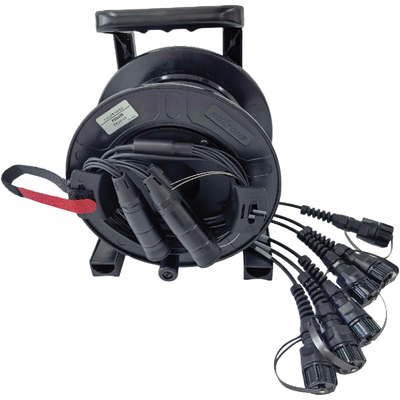 Kopen ODVA LC Outdoor Armored Fiber Patch Cord G657A1,TPU jacket,25m,IP67 waterproof online vervaardiging