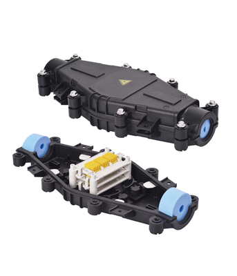 Horizontale glasvezel splice behuizing 24 glasvezel 48F capaciteit hoge dichtheid