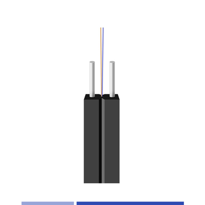 1 Fiber Flat Drop Fiber Cable Single Mode 9/125 SMF G657A1 LSZH Voor binnentoepassingen