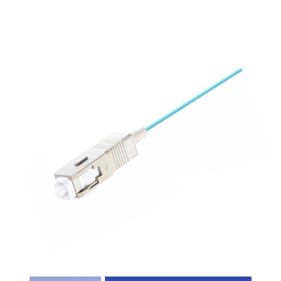 Makkelijke installatie Glasvezel Pigtail SC UPC 50um LSZH Jacket Pigtail Fiber Multimode