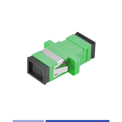 Lichte SC APC Simplex Connector Gemakkelijke installatie met vleugelgroen