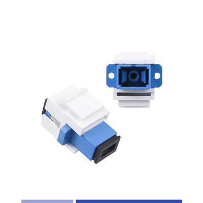 Optische vezel Keystone Jack Adapter SC UPC Single-mode Simplex optische koppelaar