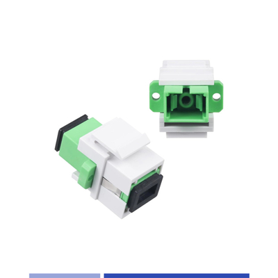 Fiber optic Keystone Jack Adapter SC APC Single-mode Simplex optische koppelaar