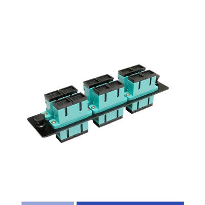 SC Duplex OM3 optisch patch paneel 6 poort koudgewalst staal op maat
